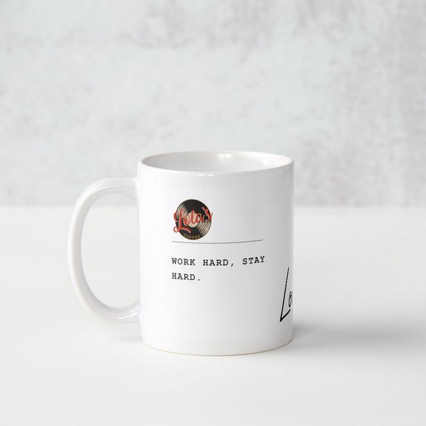 1KG. DARK ROAST LOLA'S ESPRESSO BLEND + LOLA'S CUP OF YOUR CHOICE