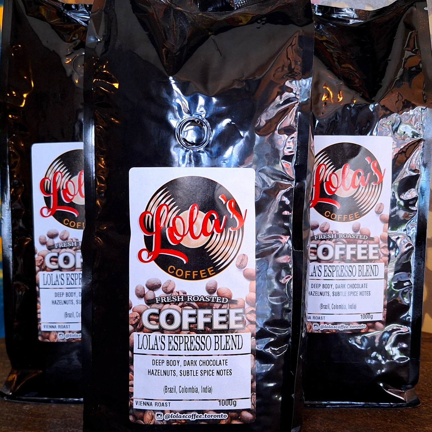 1KG. DARK ROAST LOLA'S ESPRESSO BLEND
