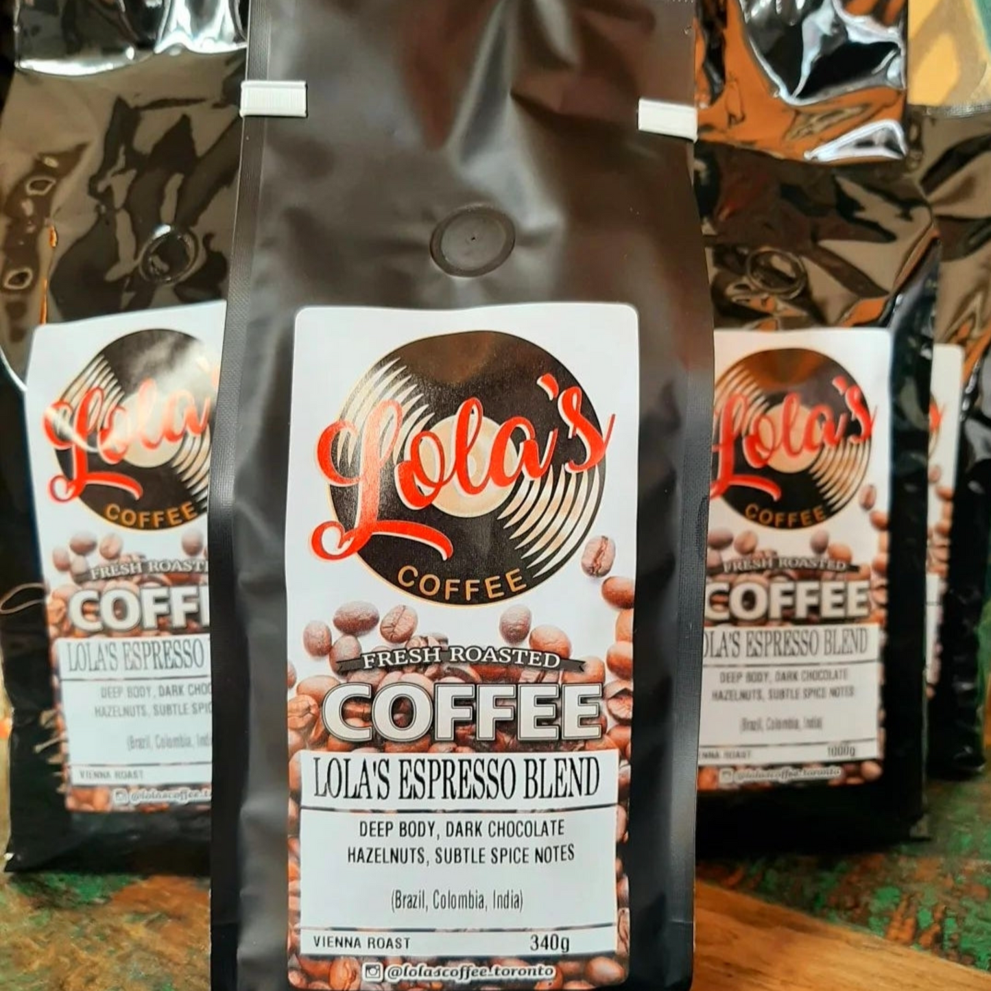 340GR. DARK ROAST LOLA'S ESPRESSO BLEND